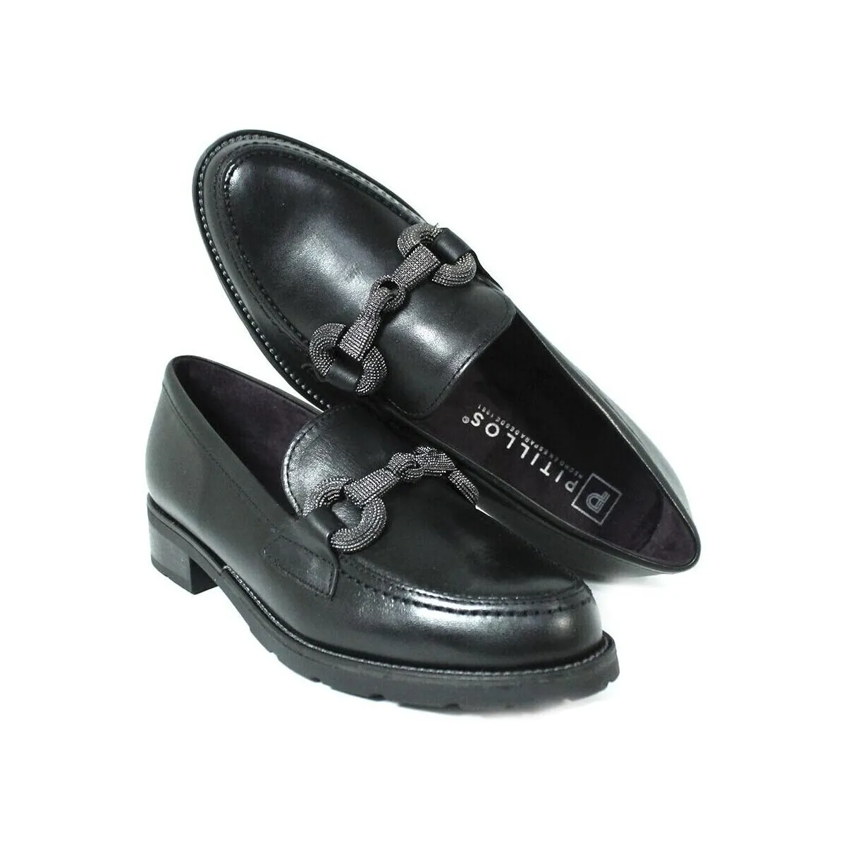 MOCASINES MUJER CASUAL 5450 NEGRO