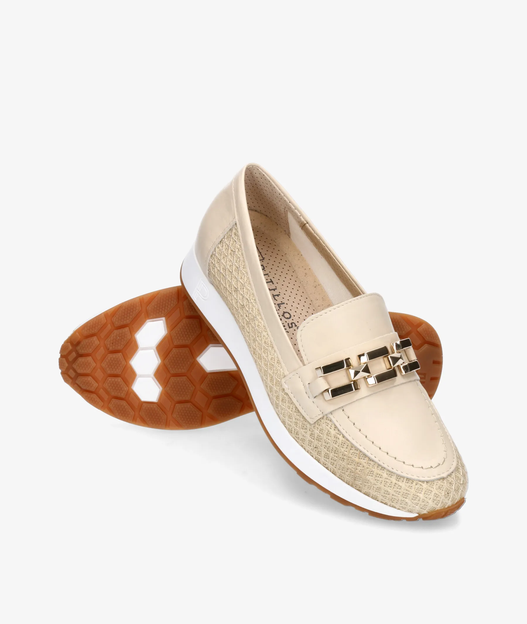 Mocasines Pitillos 5673 en beige