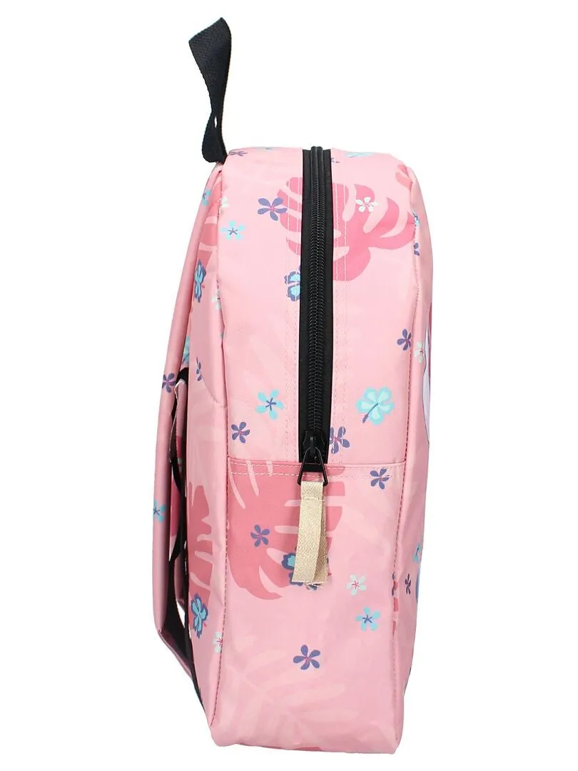 Mochila estampada 'Stitch' - ROSA