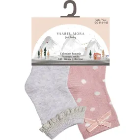 Pack 2 calcetines para bebe Ysabel Mora