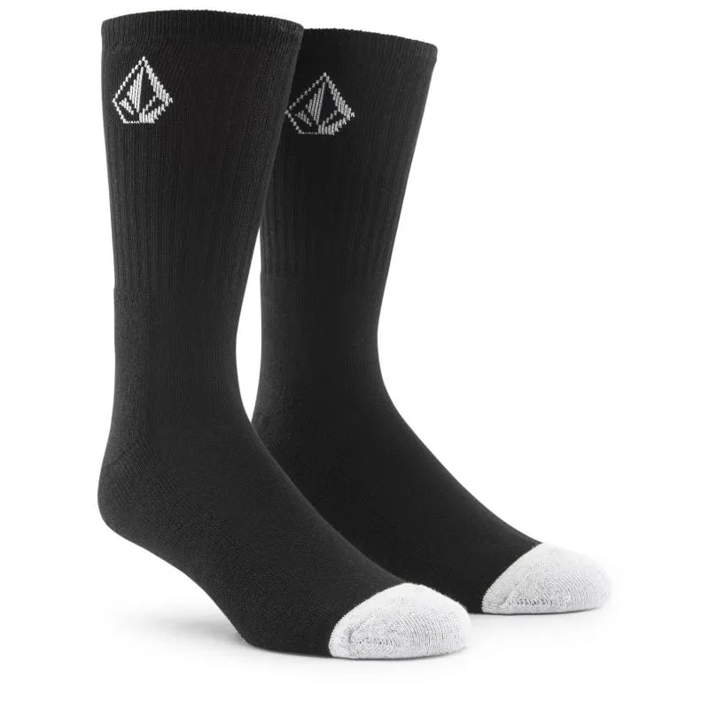 Pack de 3 calcetines para hombre Volcom Full Stone pack (Negro)