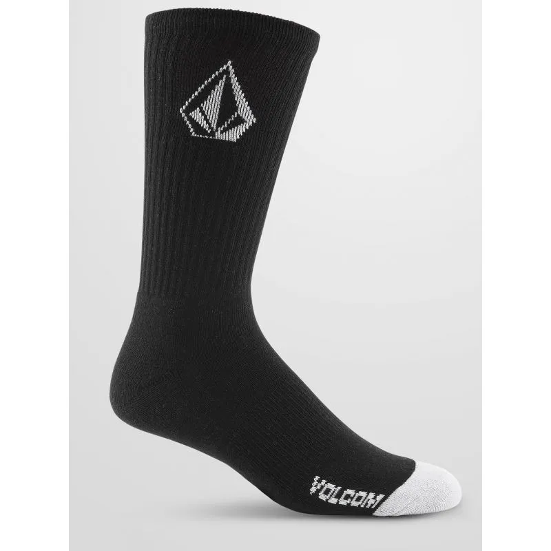 Pack de 3 calcetines para hombre Volcom Full Stone pack (Negro)