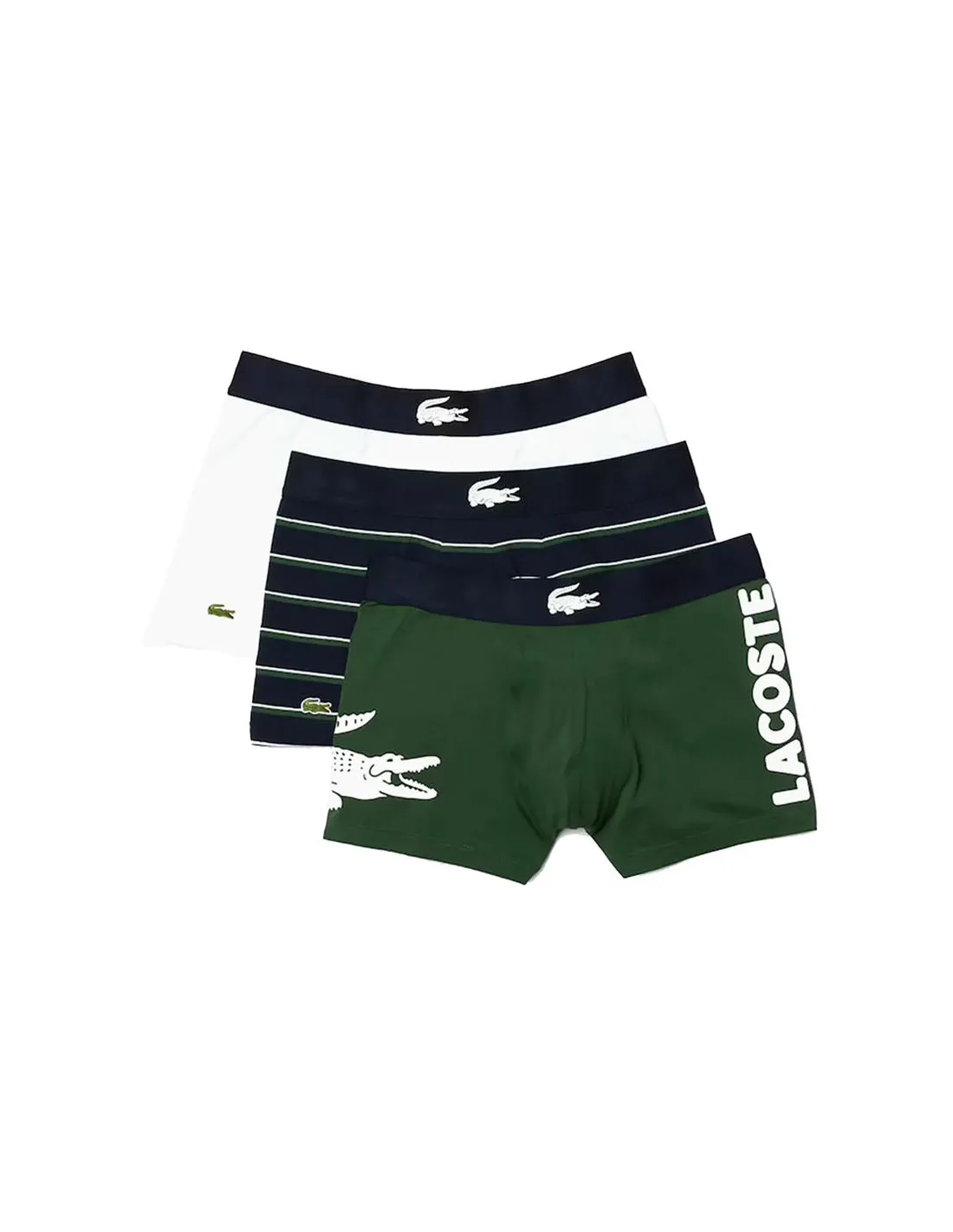 Pack de 3 Calzoncillos Lacoste Stretch Hombre