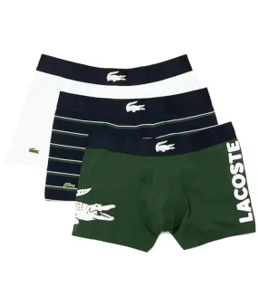 Pack de 3 Calzoncillos Lacoste Stretch Hombre