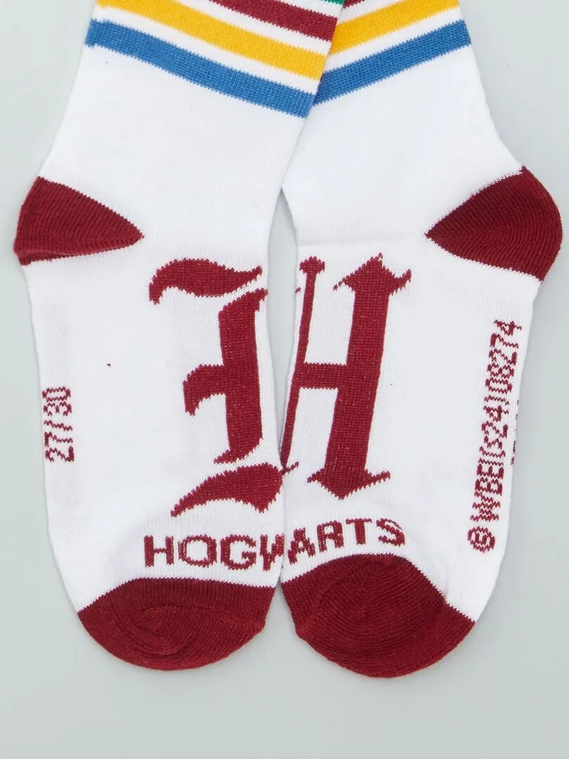 Pack de calcetines 'Harry Potter' - 3 pares - BLANCO