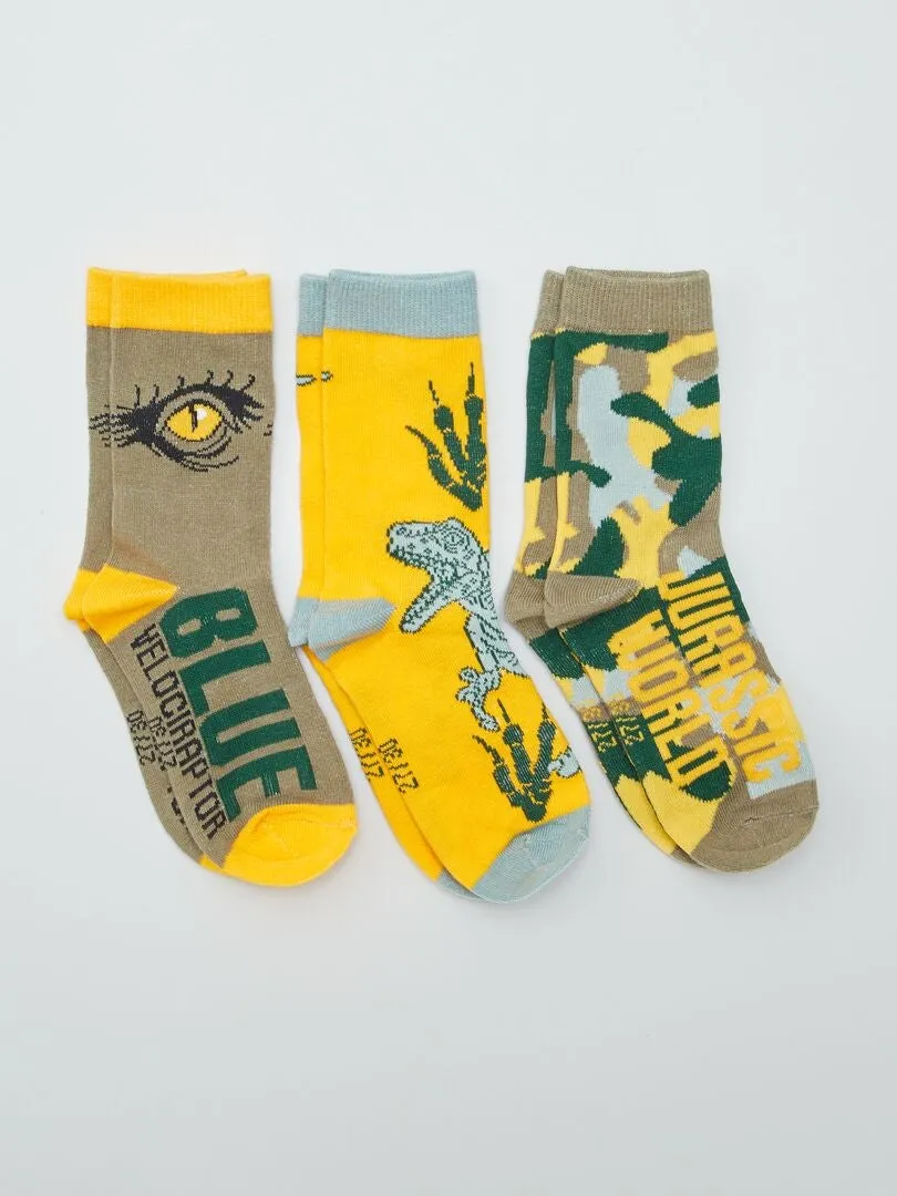 Pack de calcetines 'Jurassic World' - VERDE