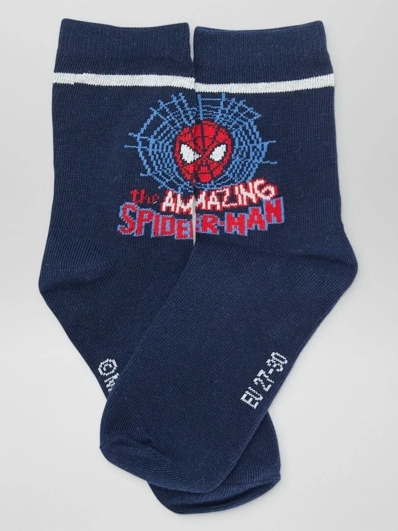 Pack de calcetines 'Spider-man' - 5 pares - AZUL