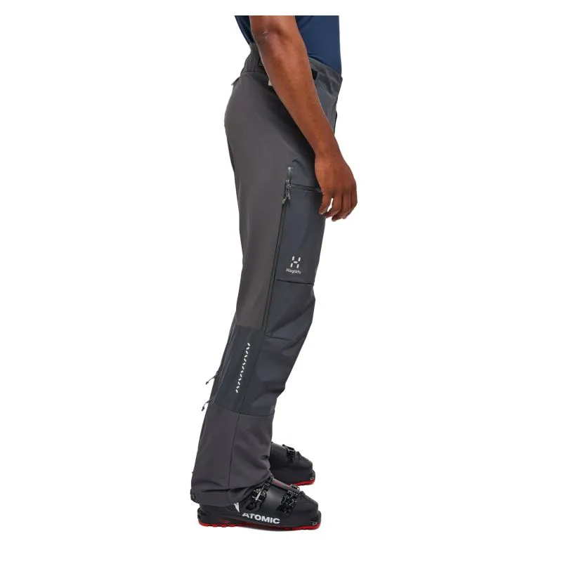 Pantalones de esquí de travesía para hombre Haglöfs L.I.M Hybrid Touring (magnetita)