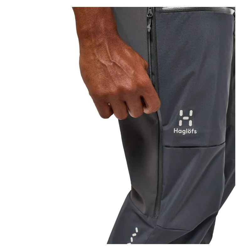 Pantalones de esquí de travesía para hombre Haglöfs L.I.M Hybrid Touring (magnetita)