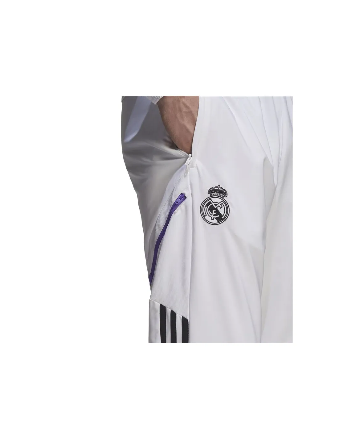 Pantalones de fútbol adidas Condivo Real Madrid 22 blanco Hombre