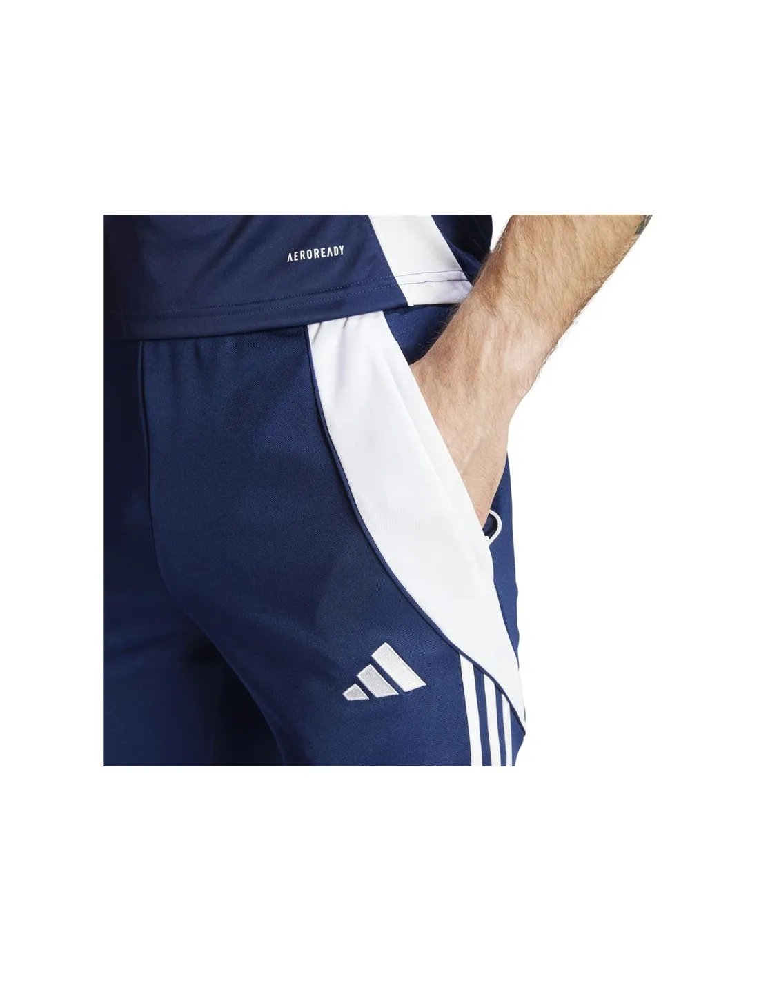 Pantalones de Fútbol adidas Tiro24 Hombre Azul