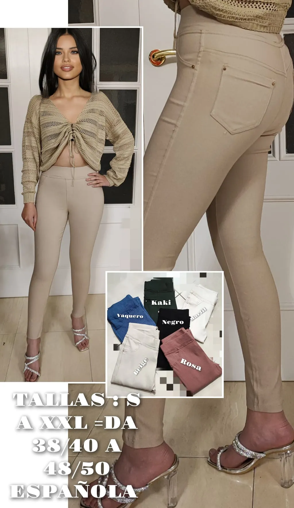 Pantalón Jeggins Mujer Talla Grande