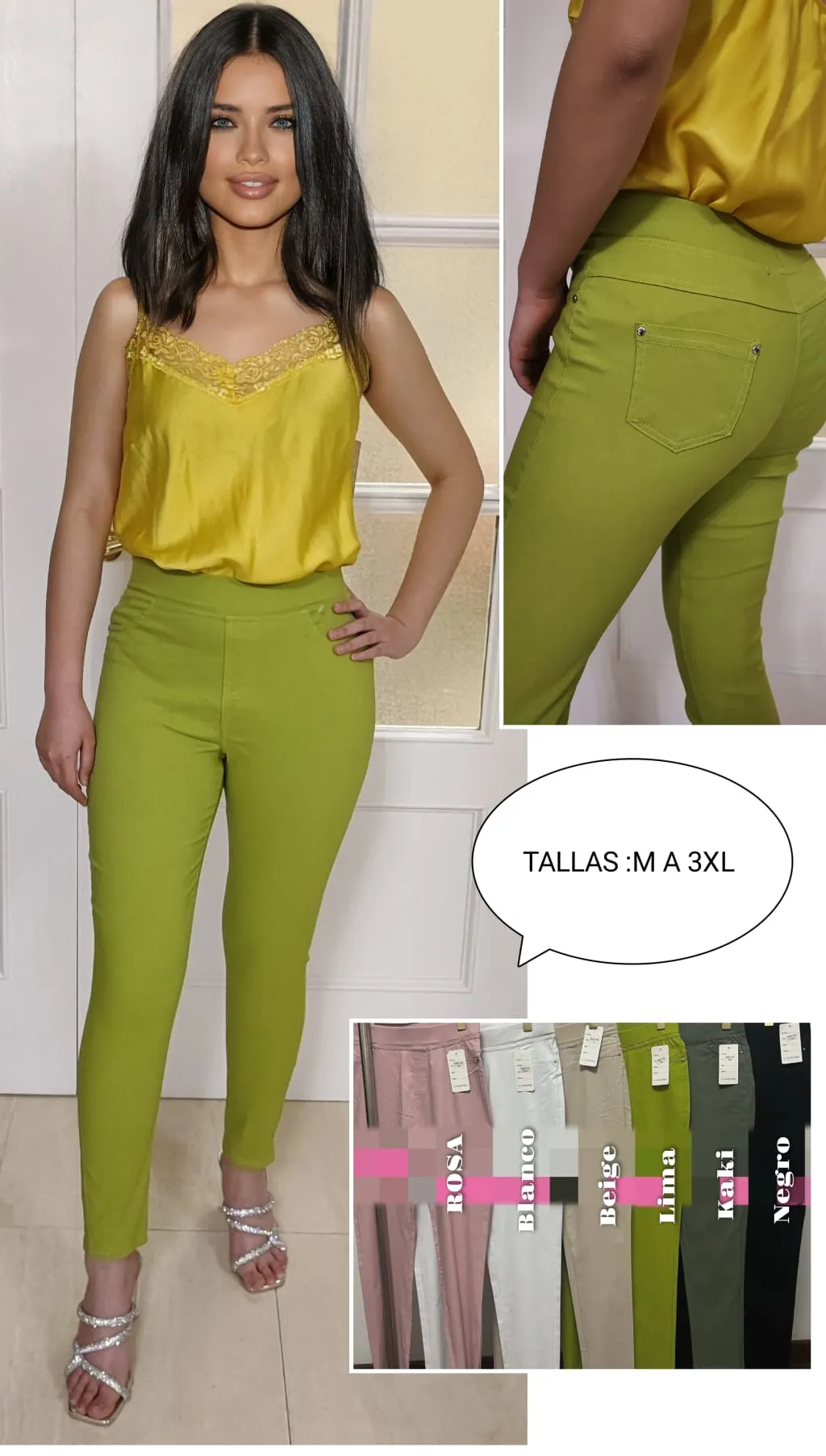 Pantalón Jeggins Mujer Talla Grande