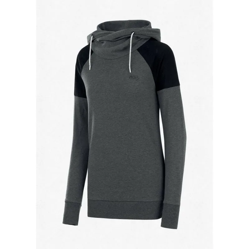 PICTURE Sudadera con capucha Ello (gris oscuro melange) Mujer