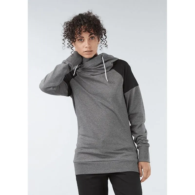 PICTURE Sudadera con capucha Ello (gris oscuro melange) Mujer