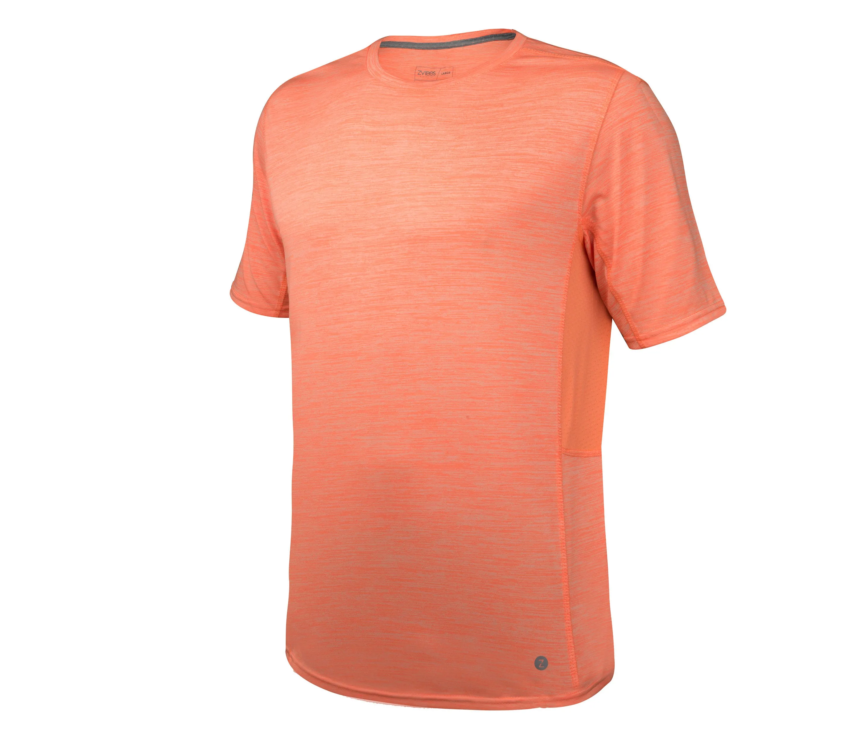 Polera Hombre Training ZVibes Naranja