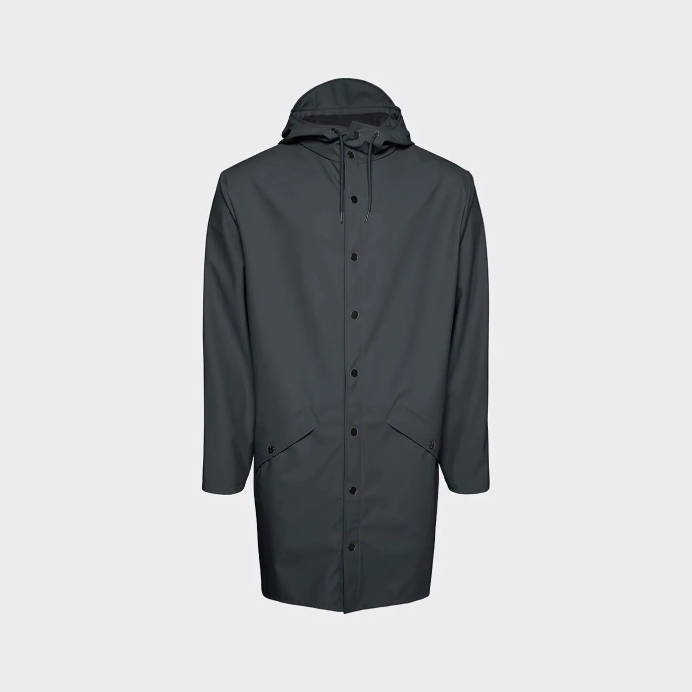 Rains Long Jacket Slate