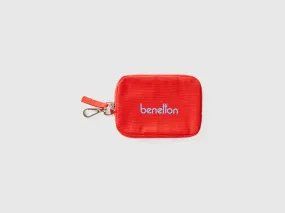 Red keychain and coin purse