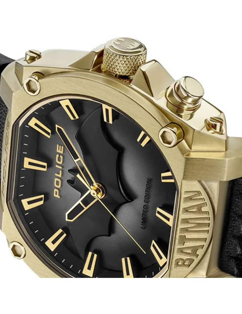 Reloj Police Forever Batman Dorado