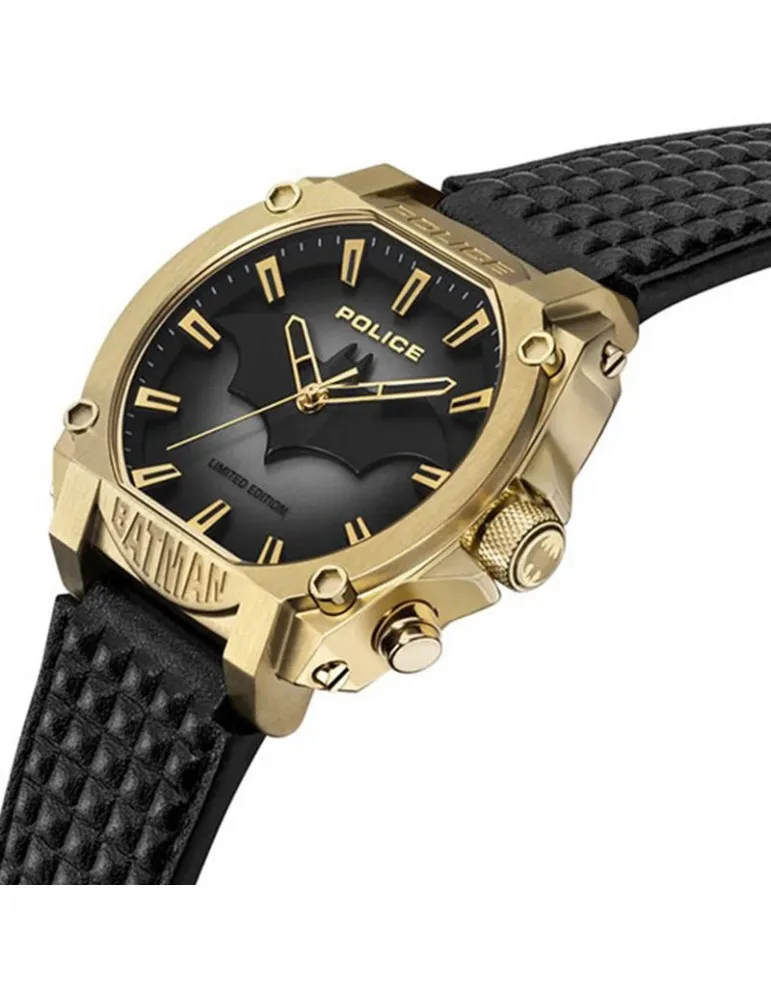 Reloj Police Forever Batman Dorado