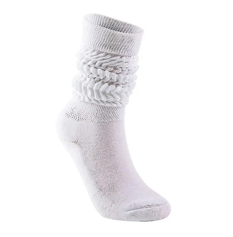 Scrunch Socks For Women Cotton Slouch Sock, Woman Knee High Boot Sock