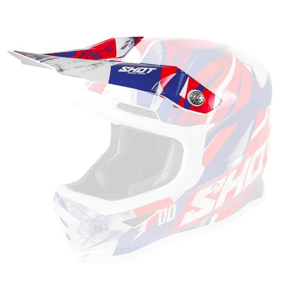 SHOT Visera Furious Ventury Blue Red 