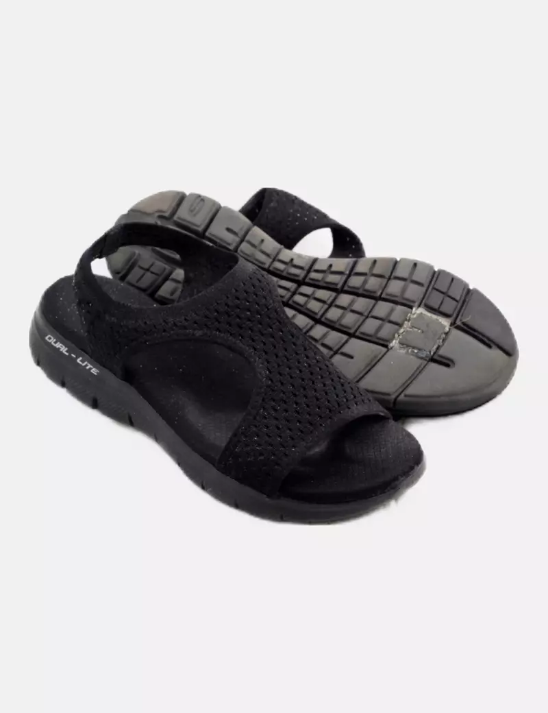 Skechers Chanclas negras