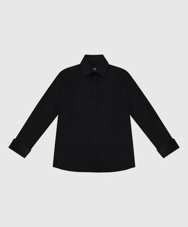 Stefano Ricci Children's black shirt