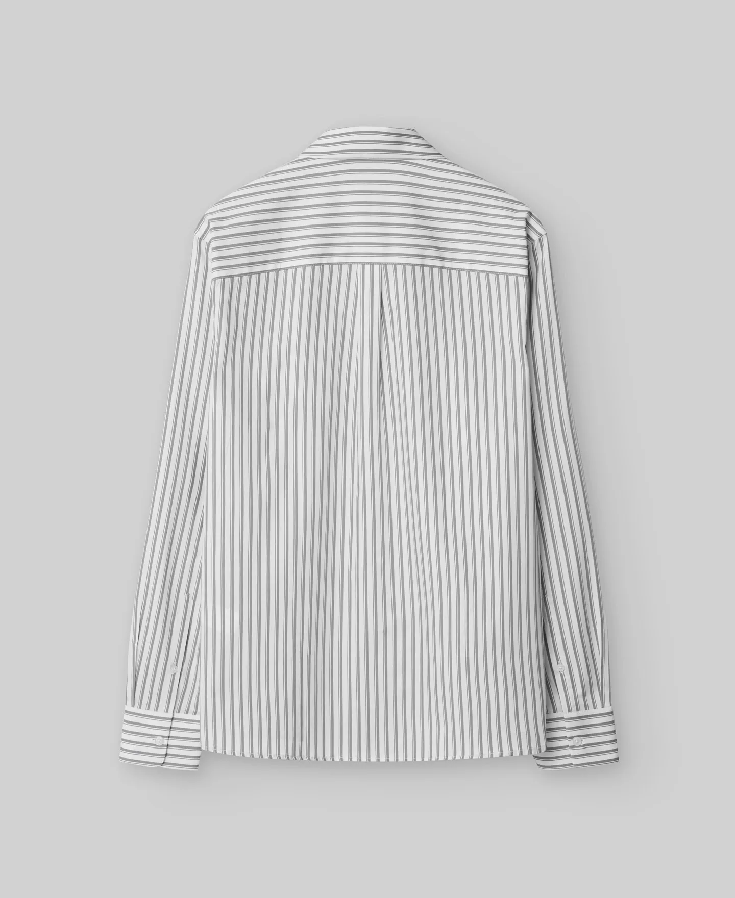 Striped cotton shirt man