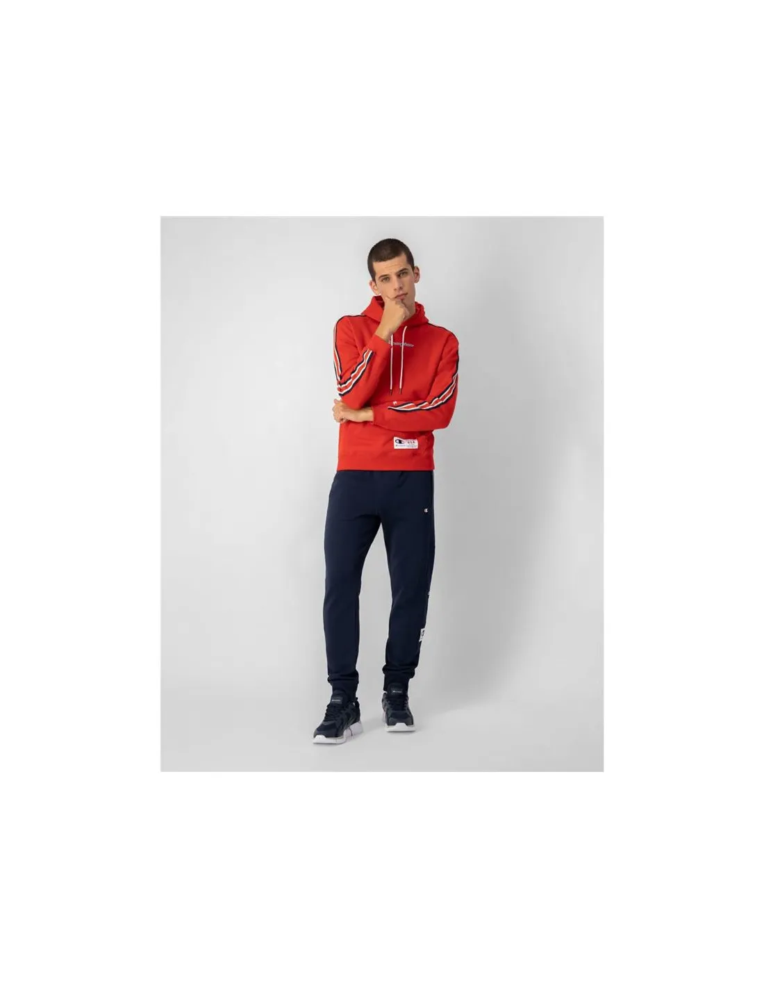 Sudadera Champion Sport Tech rojo Hombre