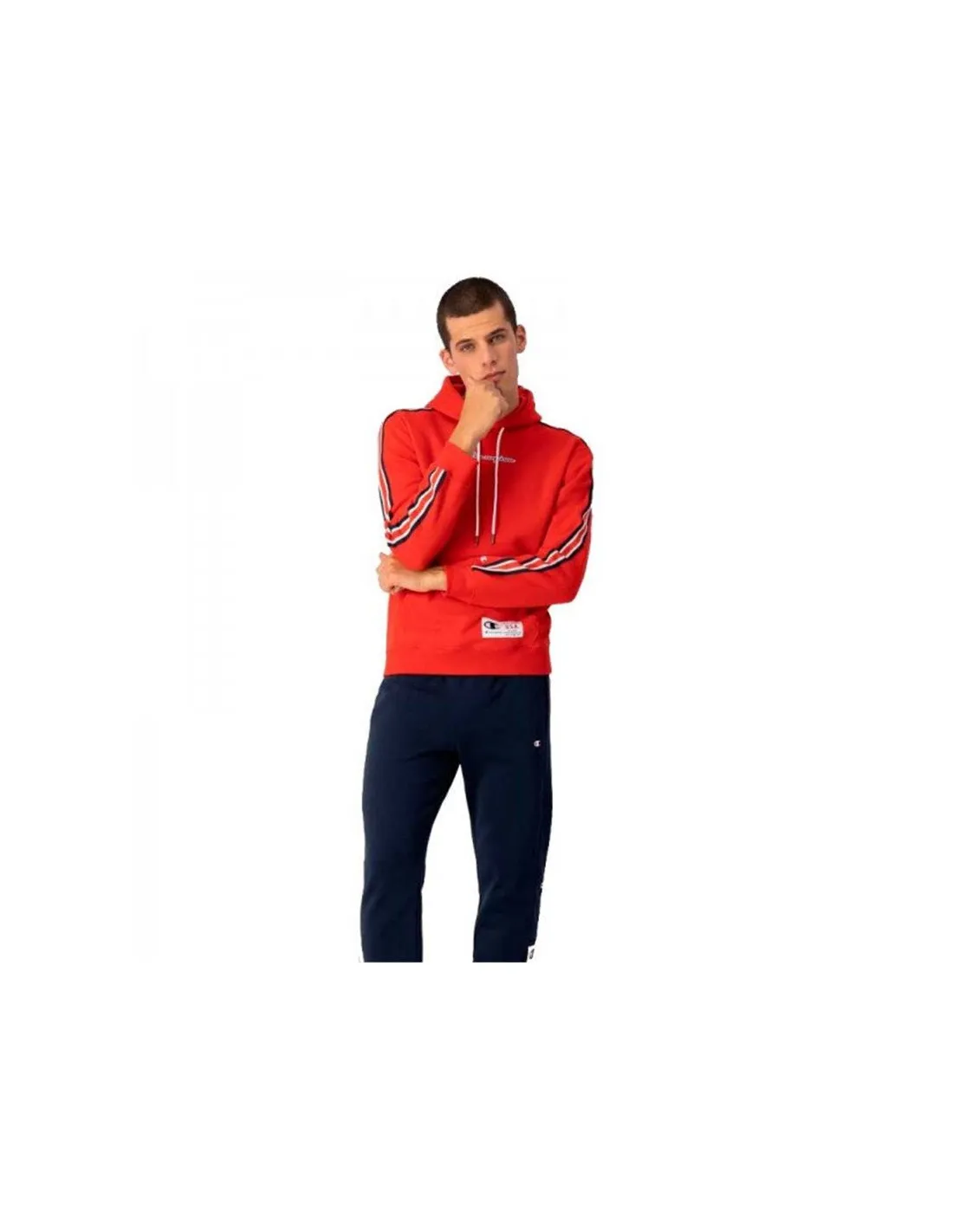 Sudadera Champion Sport Tech rojo Hombre