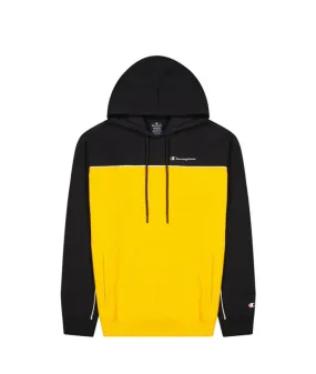 Sudadera con Capucha Champion Pinping Block Hombre BK/Yellow