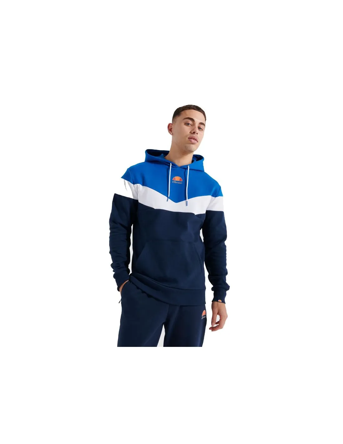 Sudadera Ellese Hugo azul Hombre