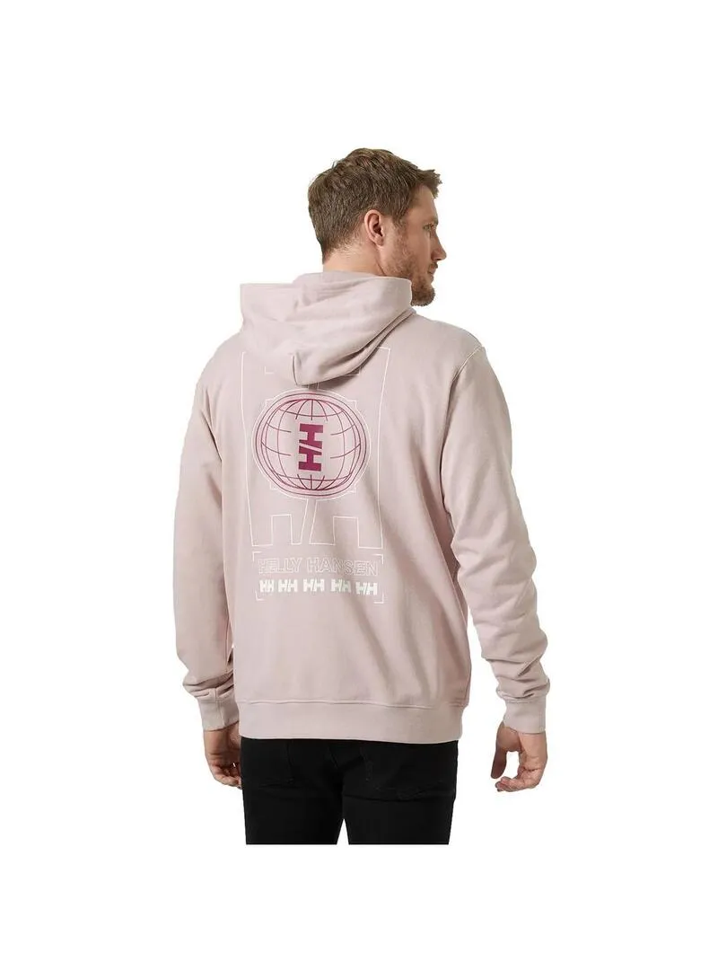 Sudadera Hombre Helly Hansen Core Graphic Rosa