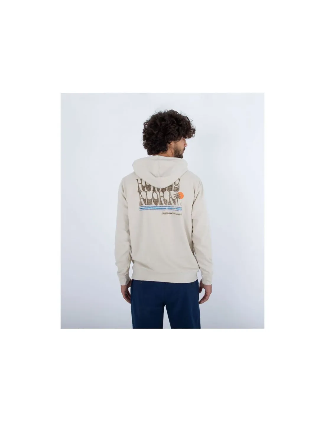 Sudadera Hurley 77 beige Hombre