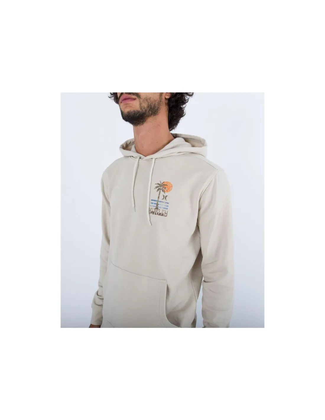 Sudadera Hurley 77 beige Hombre