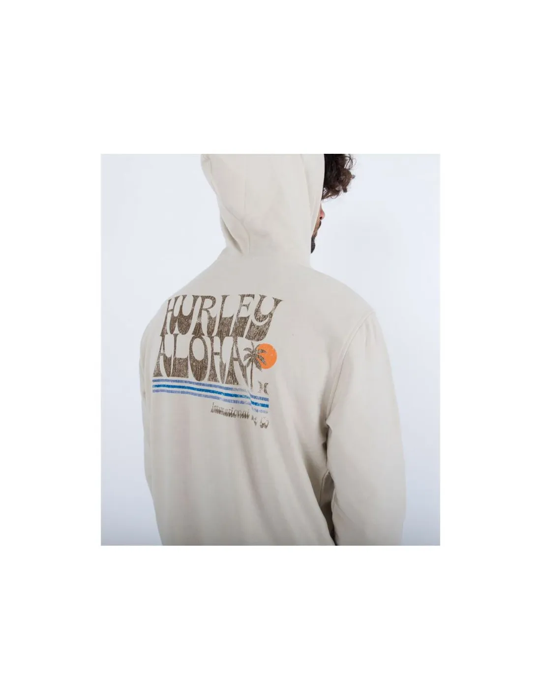 Sudadera Hurley 77 beige Hombre