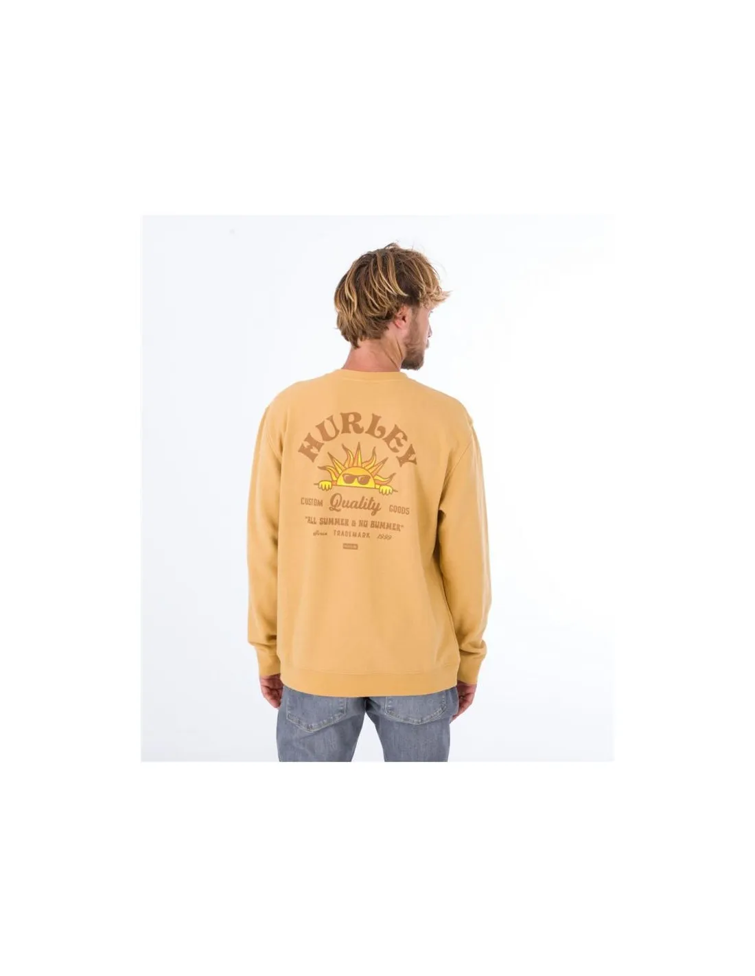 Sudadera Hurley No Bummers amarillo Hombre