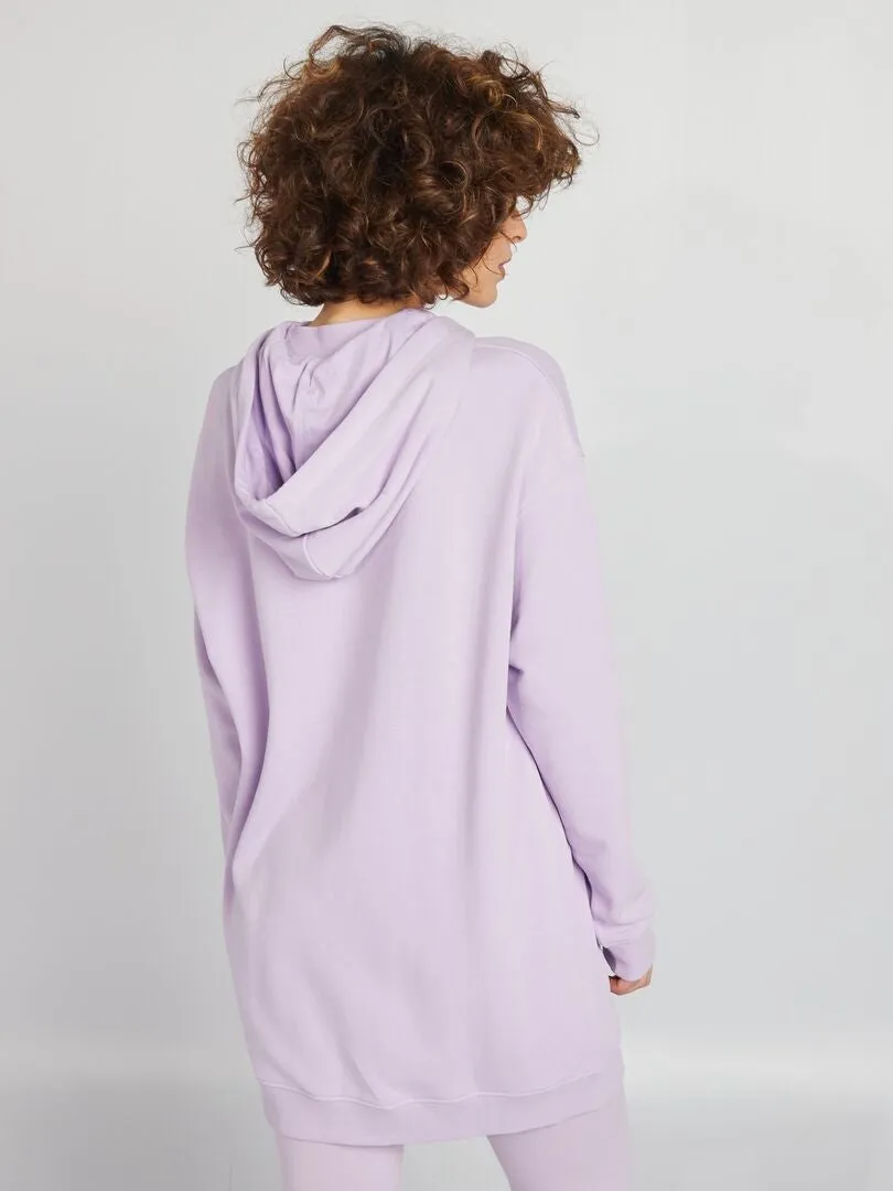 Sudadera ligera con capucha - PURPURA