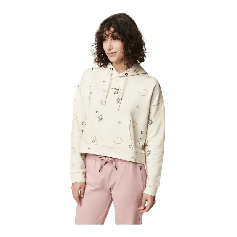 Sudadera Picture NERIS CROP HOODIE (Bloom Print) Mujer