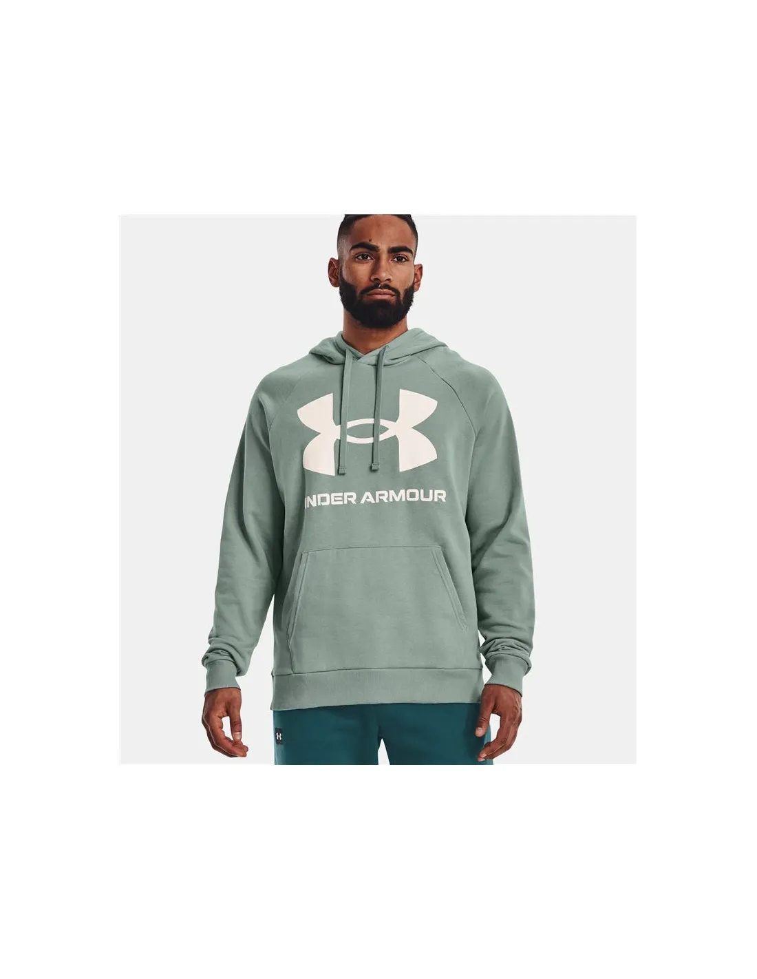 Sudadera Under Armour Rival Big Logo verde Hombre