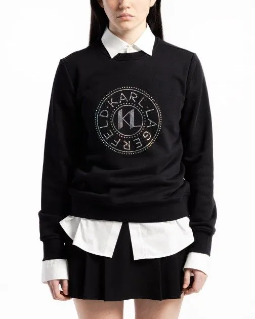 Sweatshirt Karl Lagerfeld 240W1827 Negro