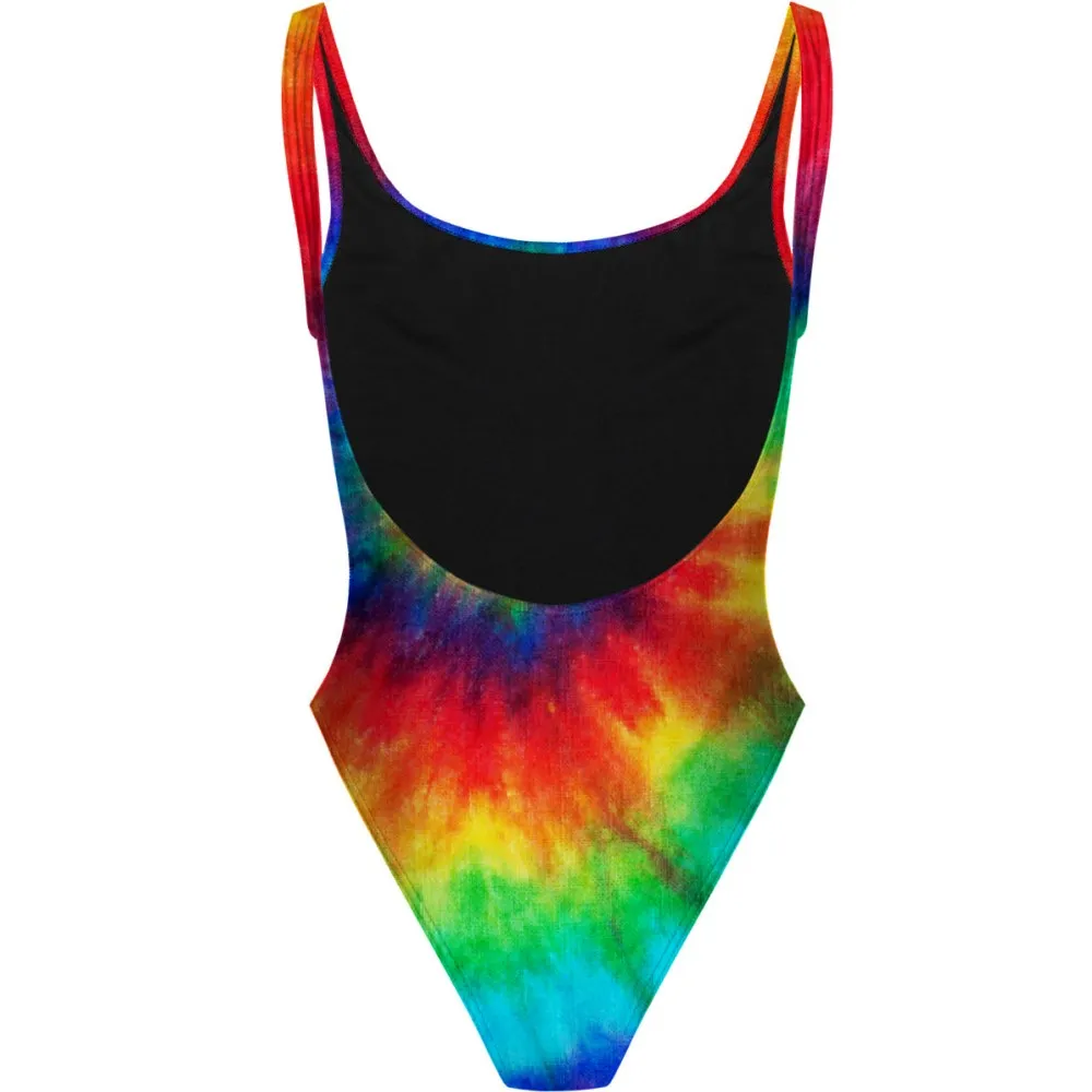 TIE DYE  HIGH HIP ONE PIECE