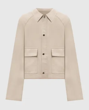 Toteme Beige straight cut jacket