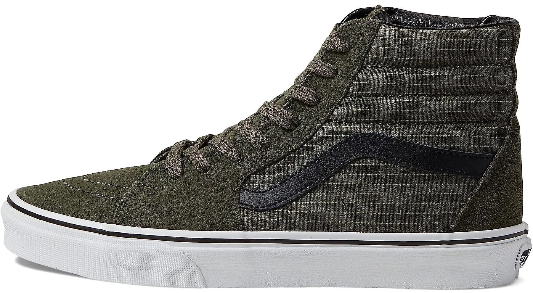 Vans SK8 Hi Grape Leaf Ripstop Suede Mens Skate Trainers