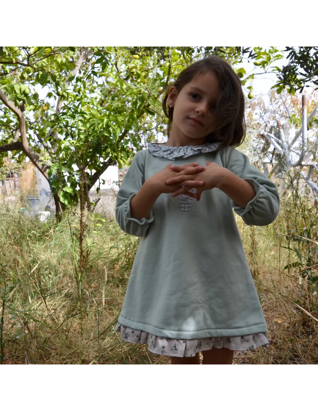 Vestido bebe niña Viajar de Popys invierno