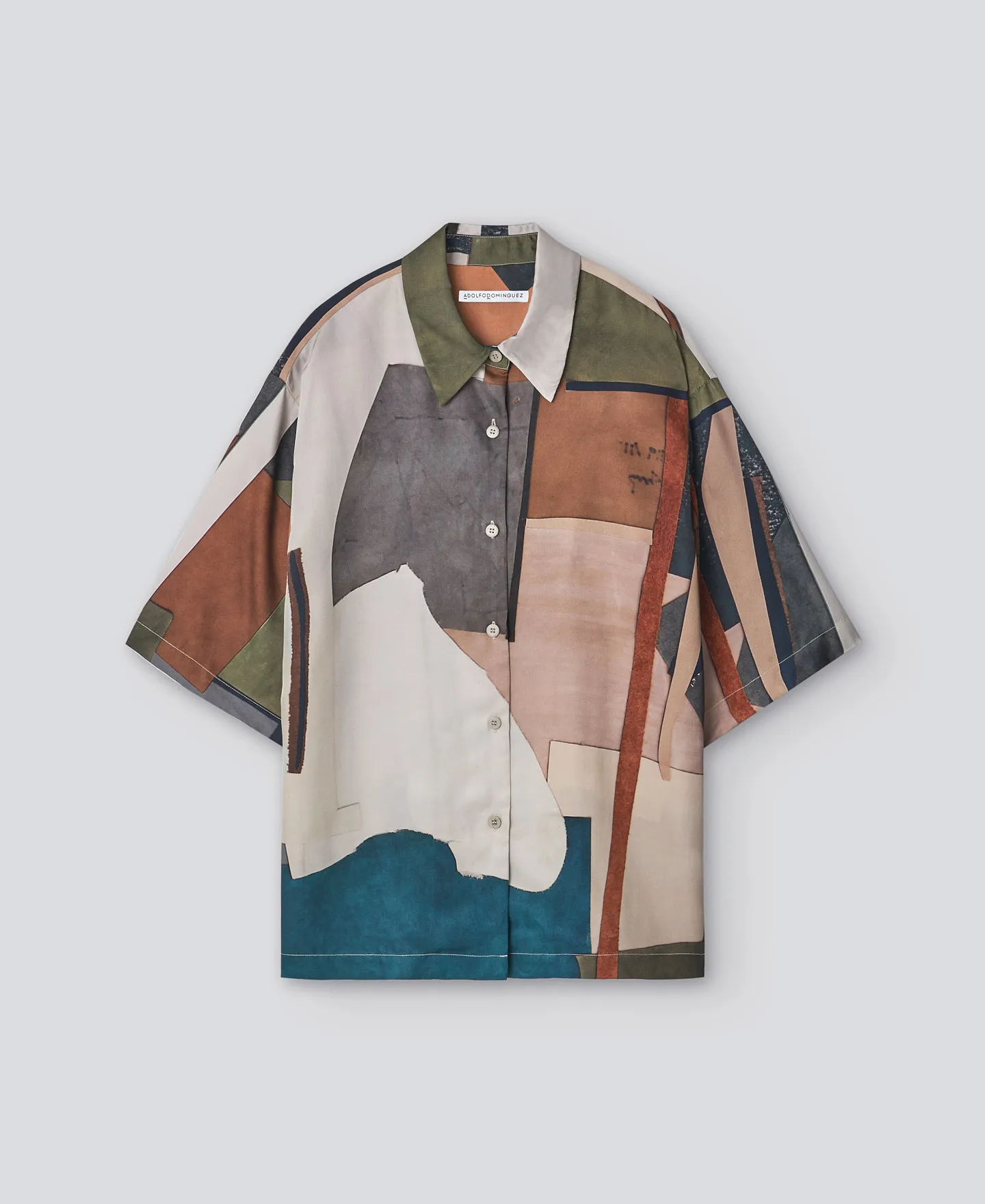 Viscose multicoloured shirt