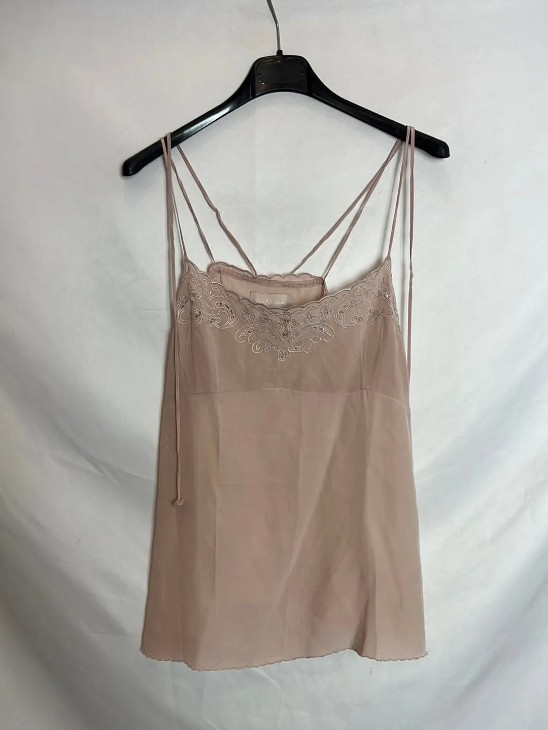 ZADIG&VOLTAIRE. Top color nude seda. T L