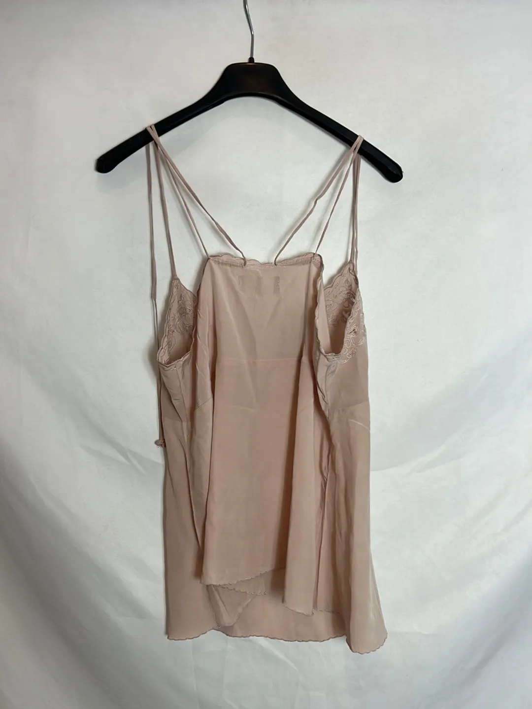 ZADIG&VOLTAIRE. Top color nude seda. T L