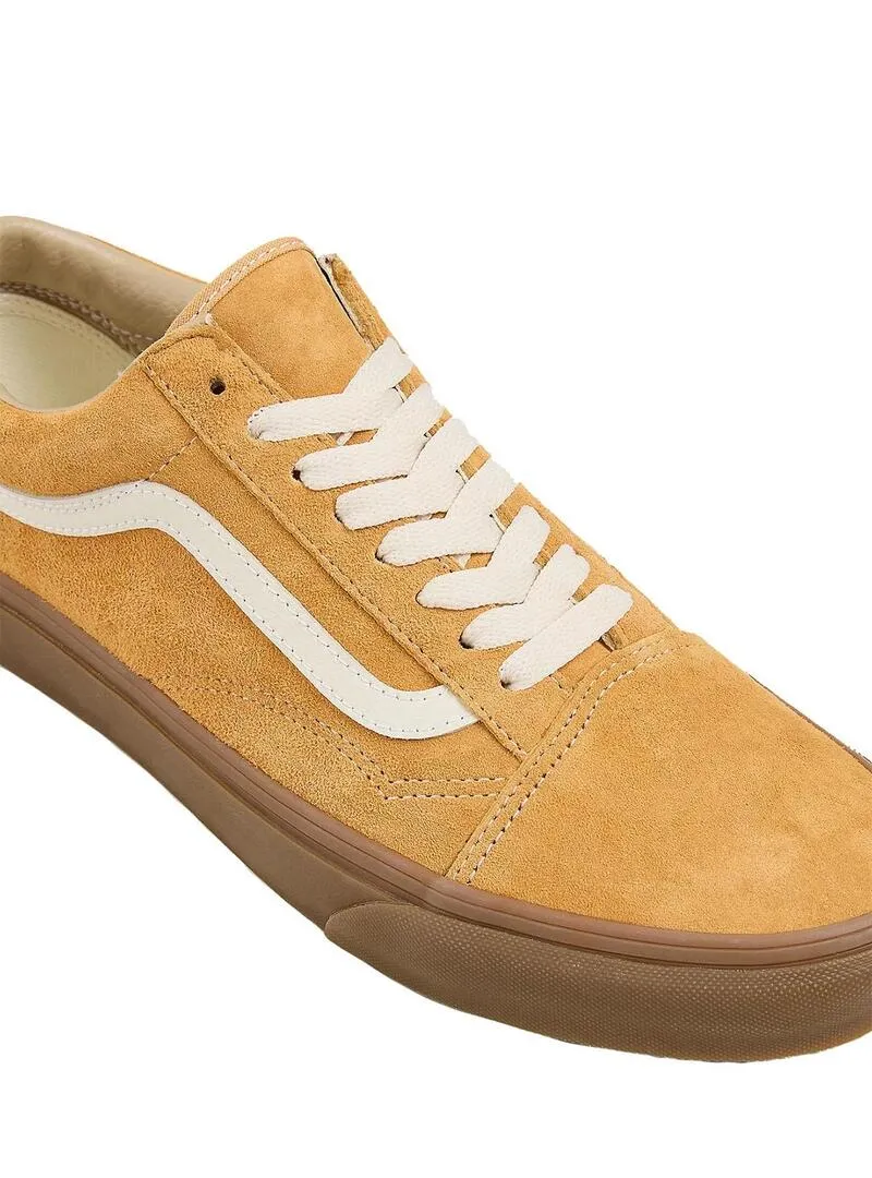 Zapatilla Hombre Vans Old Skool Mostaza Ante